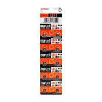 Батарейка Maxell G3/LR736/LR41/392A/192 BL10 Alkaline 1.5V (10/200/3600/7200)