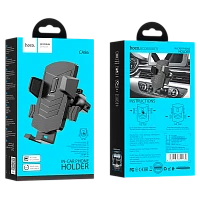 Держатель автомобильный HOCO CA86 в воздуховод черный (1/88)