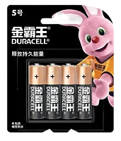 Батарейка Duracell Basic LR6 AA BL4 Alkaline 1.5V CN (Китай) (4/48/288)