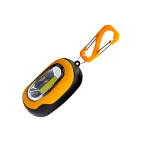 Фонарь брелок Космос 202B 1W COB от батареек IP53 магнит желтый (1/60/240)