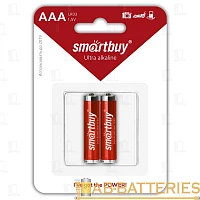 Батарейка Smartbuy LR03 AAA BL2 Alkaline 1.5V (2/24/240)