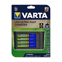 З/У для аккумуляторов Varta LCD Fast Charger (57675) AA/AAA 4 слота +4AA 2400mAh