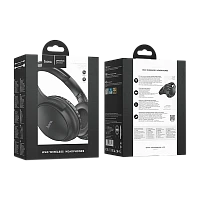 Наушники полноразмерные HOCO W40 Mighty bluetooth 5.3 черный (1/60)