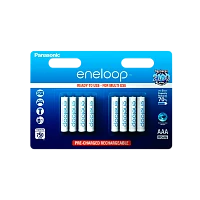 Аккумулятор предзаряженный RTU Panasonic HR03 AAA BL8 NI-MH eneloop 750mAh (8/80/320)