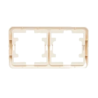 Рамка Makel Mimoza 2пост. кремовый 32012 (1/25)