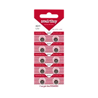 Батарейка Smartbuy G11/LR721/LR58/362A/162 BL10 Alkaline 1.5V (10/200/2000)