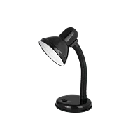 Светильник настольный Ultraflash UF-301P 60W 230V E27 на основании черный (1/32)