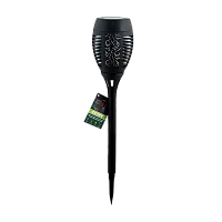 Фонарь садовый Старт Маори Пламя 2.3W 36LED от солнечной батареи IP44 датчик движения черный (1/12)