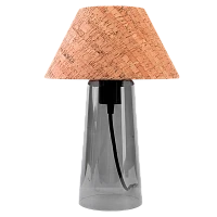 Светильник настольный Camelion KD-448 40W E27 с абажуром из пробки (1/12)