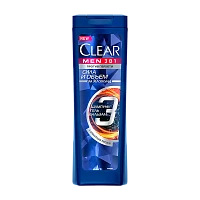 Шампунь Clear Объем и Сила Men 400мл 3 в 1 (1/12)