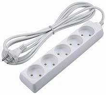 Удлинитель ЭРА U 5р.Б/З 10A 3.0м белый