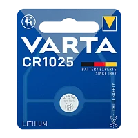 Батарейка Varta ELECTRONICS CR1025 BL1 Lithium 3V (1/10/100)