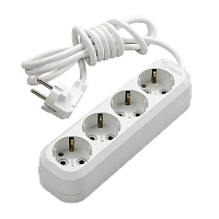 Удлинитель Makel 4р.С/З 16A 2.0м IP20 белый MGP152 (1/12)