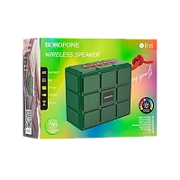 Портативная колонка Borofone BR16 bluetooth 5.1 microSD зеленый (1/80)
