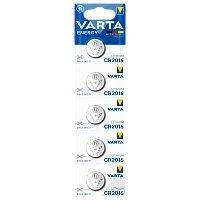 Батарейка Varta ENERGY CR2016 BL5 Lithium 3V (6016) (5/100/500)