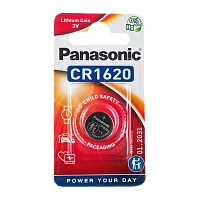 Батарейка Panasonic Power Cells CR1620 BL1 Lithium 3V (1/12/120)
