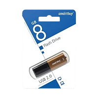 Флеш-накопитель Smartbuy X-Cut 8GB USB2.0 пластик коричневый