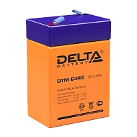 Аккумулятор свинцово-кислотный Delta DTM 6045 6V 4.5Ah (1/20)