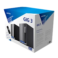 Колонки 2.0 Smartbuy GIG 3 40W LED FM USB+Jack 3.5мм черный (1/4)