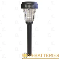 Фонарь садовый Облик 459 1LED от солнечной батареи черный (1/24)