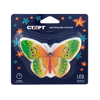 Ночник Старт "Бабочка" NL 3LED желтый