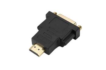 Переходник GoPower HDMI (m)-DVI-D (f) черный Premium Zip-Lock c подвесом (1/250)