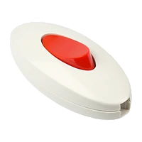 Выключатель Smartbuy проходной белый/красный 6А 250В (SBE-06-S05-wr)