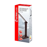 Светильник настольный Ultraflash UF-732 7W 220V на основании 3 ур.ярк.+сенсор. упр. черный (1/20)