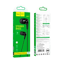 Наушники внутриканальные HOCO M97 с микр. Type-C черный (1/420)