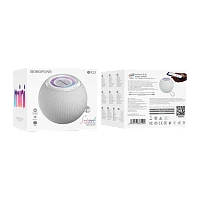 Портативная колонка Borofone BR23 bluetooth 5.1 FM/TF/USB/AUX белый (1/50) 