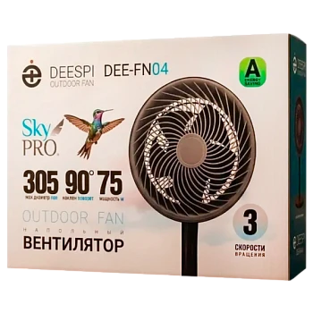Вентилятор напольный DEESPI DEE-FN04 75W черный
