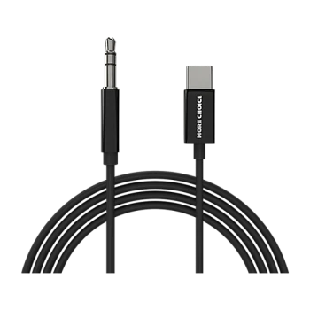 Кабель AUX MORE CHOICE UK22a Jack 3.5mm (m)-Type-C (m) 2м ПВХ черный (1/36/360)