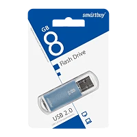Флеш-накопитель Smartbuy V-Cut 8GB USB2.0 пластик синий