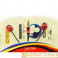 Наушники L-PRO AP 068 MP вкладыши канальные цвет black-pink металл 10\120