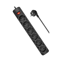 Сетевой фильтр Defender DFS 153 6р.С/З 10A 3.0м 125 Дж черный (1/30)