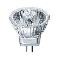 Лампа галогенная Navigator MR11 GU5.3 50W 3000К 230V софит 35мм прозрачная (1/10/200)