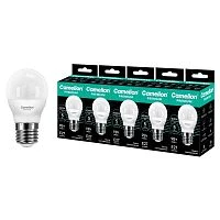 Лампа светодиодная Camelion G45 E27 9W 4000К шар Premium матовая