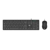 Набор клавиатура+мышь проводной Lenovo CM102 английская раскладка черный