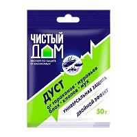 Средство Чистый дом Дуст от тараканов 50г (1/100)