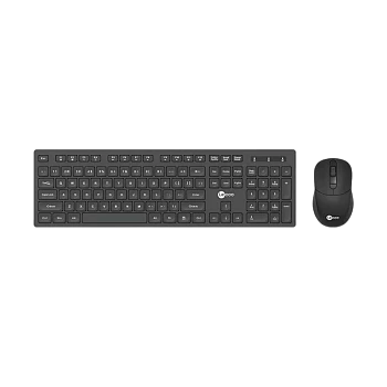 Набор клавиатура+мышь беспроводной Lenovo KW201 английская раскладка черный 