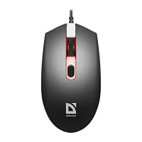 Мышь проводная Defender MB-986 DOT классическая USB черный (1/60)