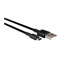 Кабель MORE CHOICE K14a USB (m)-Type-C (m) 0.25м 2.0A TPE черный (1/24/240)