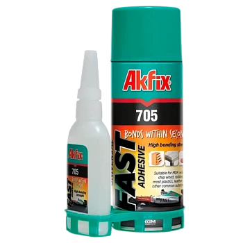 Клей Akfix 65г двухкомпонентный с активатором