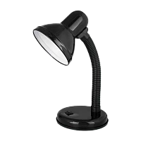 Светильник настольный Ultraflash UF-301 60W 230V E27 на основании черный (1/20)