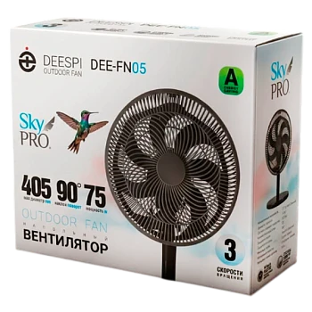 Вентилятор напольный DEESPI DEE-FN05 75W черный