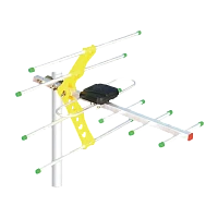 ТВ-Антенна наружная Вектор AR-511 пассивная с питанием с усилителем DVB-T/T2 (1/20)