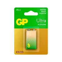 Батарейка GP ULTRA G-Tech Крона 6LR61 BL1 Alkaline 9V (1/10/200) R