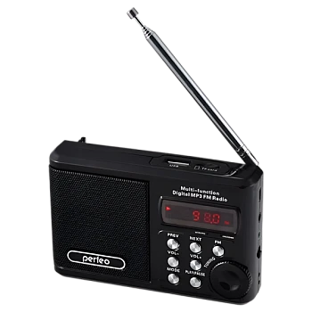 Радиоприемник Perfeo SV922 SOUND RANGER Next пластик MP3/FM bluetooth 5.3 черный