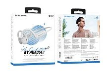 Беспроводная гарнитура вставная Borofone BE57 спорт. серый (1/80)