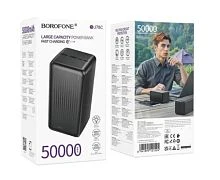 Внешний аккумулятор Borofone BJ78C 50000mAh 2.0A 2USB/Type-C/MicroUSB черный (1/18)